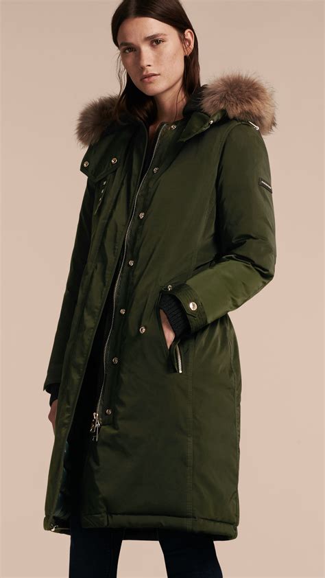 burberry ladies parkas|burberry coats over stock.